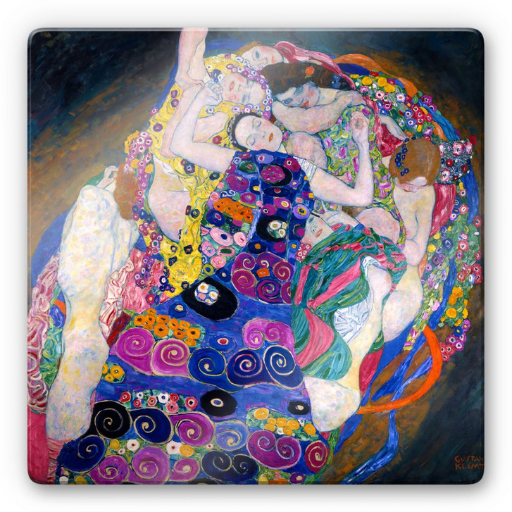 Glasbild Klimt - Die Jungfrau - WA124142