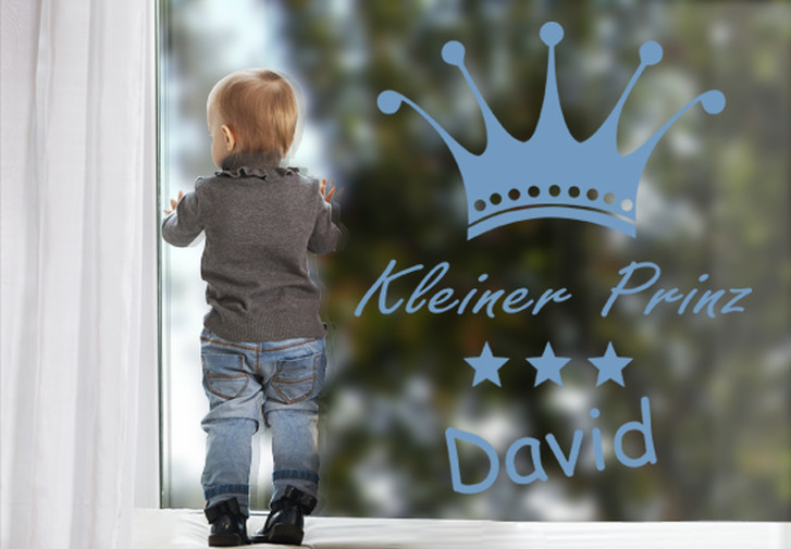 Glasdekor Wunschtext Prinz - CG10216
