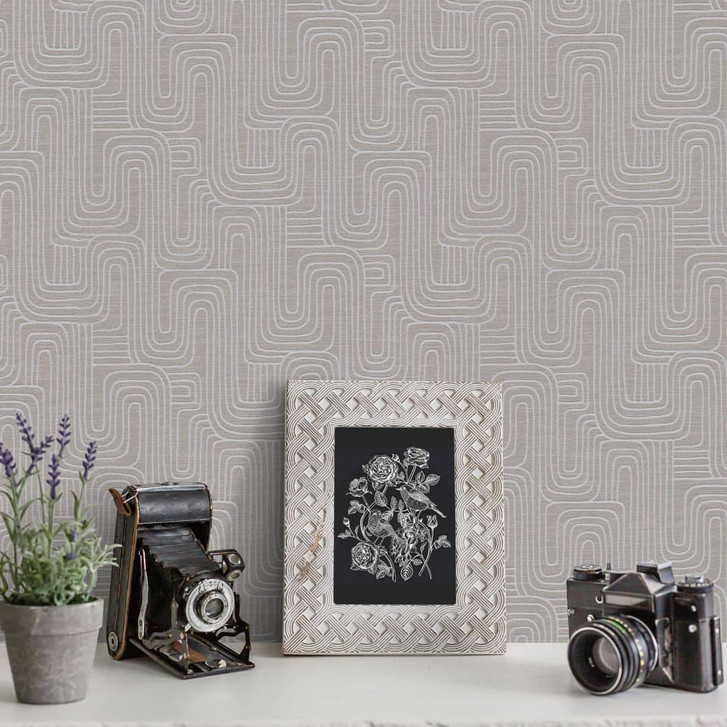 Grafiktapete Opus grau - WA481571