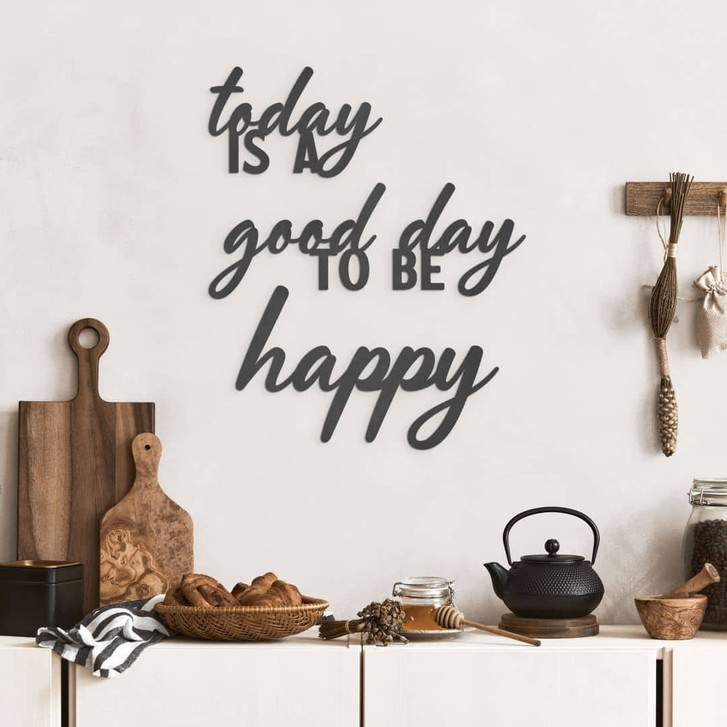 MDF Schriftzug Today is a good day to be happy - WA509770
