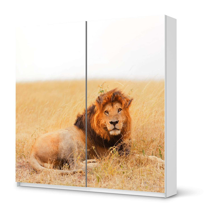 Möbel Klebefolie IKEA Pax Schrank 201cm Höhe - Schiebetür - Lion King - CR113879