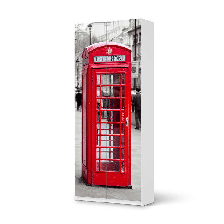 Möbelfolie IKEA Pax Schrank 236cm Höhe - 2 Türen - Phone Box - CR116820