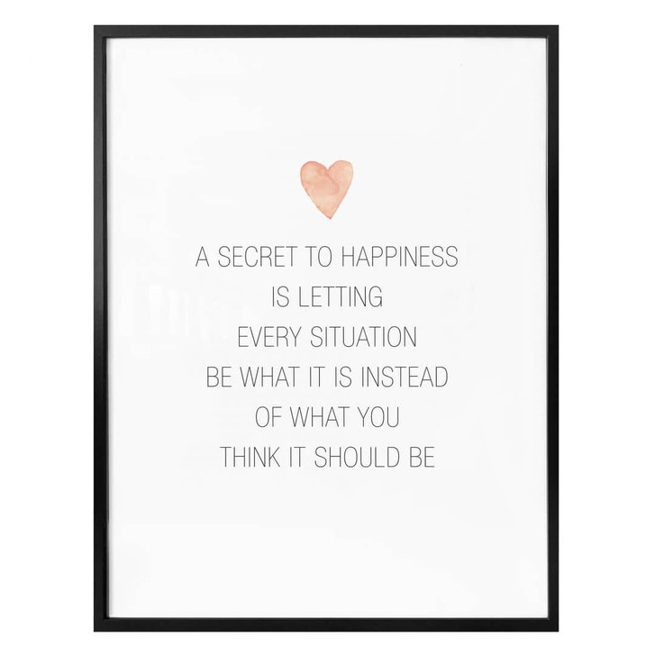 Poster Confetti & Cream - A secret to happiness - WA322884