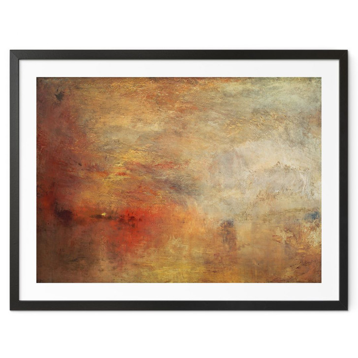 Poster Turner - Sonnenuntergang über einem See - WA460315