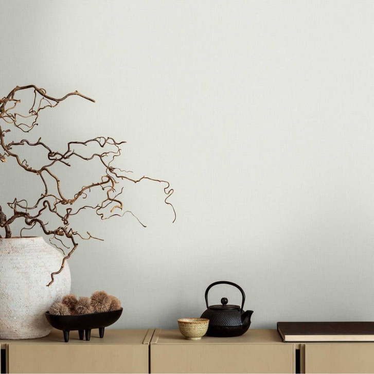 Unitapete Lichtgrau - Vliestapete mit feiner Struktur für dezente Eleganz - WA458992