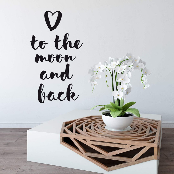 Wandtattoo - Love to the moon and back - WA242606