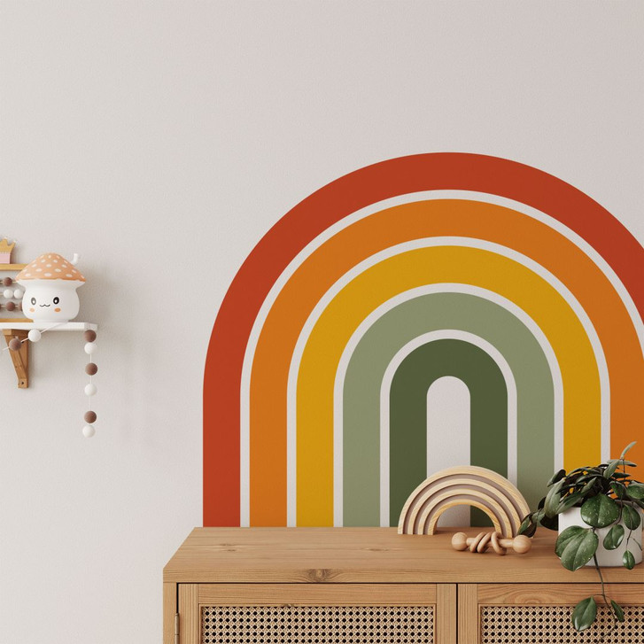 Wandtattoo Retro Regenbogen - WA449150