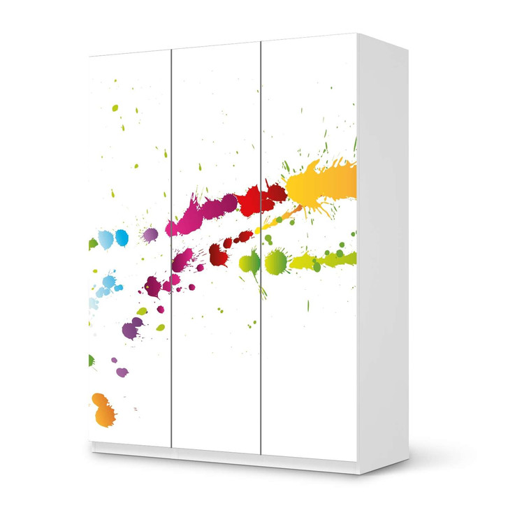 Folie IKEA Pax Schrank 201cm Höhe - 3 Türen - Splash 2 - CR105814