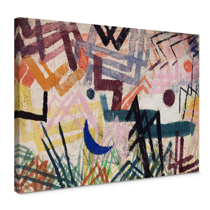 Leinwandbild Klee - Spiel der Kräfte einer Lechlandschaft - WA366742