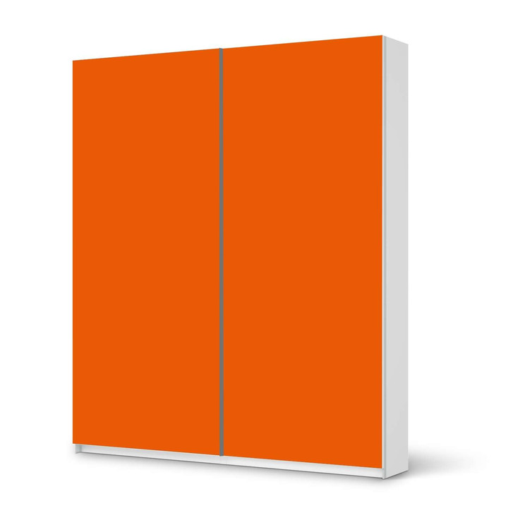 Möbelfolie IKEA Pax Schrank 236cm Höhe - Schiebetür - Orange Dark - CR117000