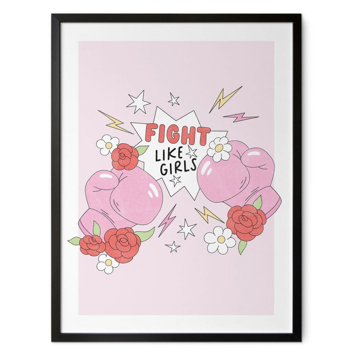 Poster Fight Like Girls - Feminist Power - WA499030