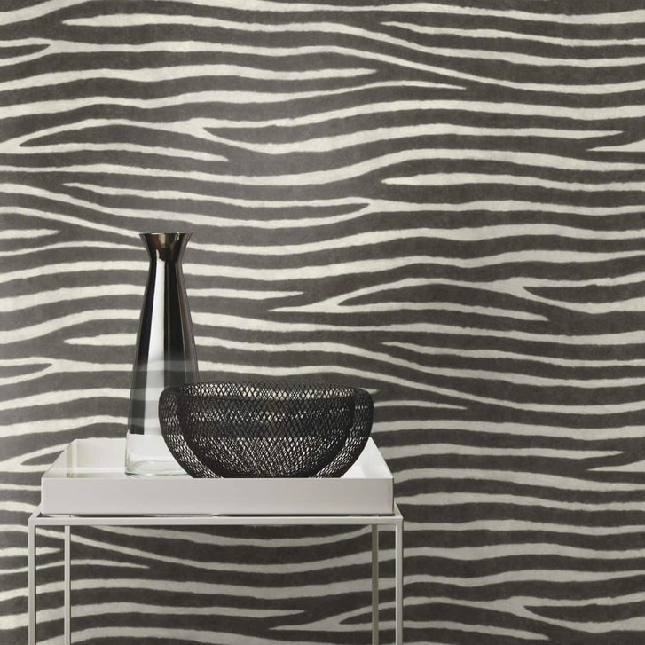 Rasch Vliestapete, Mustertapete African Queen III schwarz-weiss - WA410180