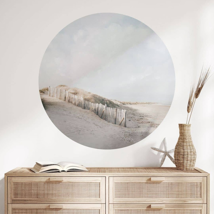 Wandtattoo Dünenlandschaft an der Nordsee - Annie - Rund - WA474496