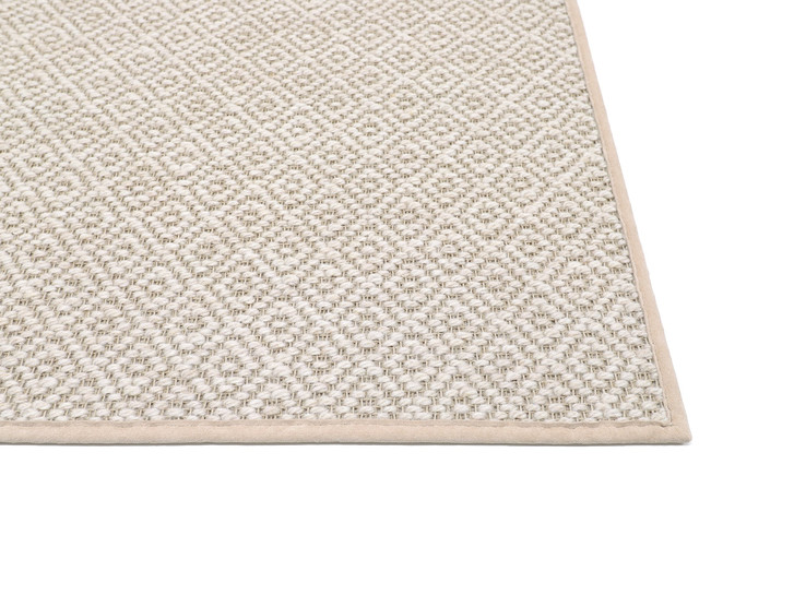 Clara Wollteppich nach Mass Rechteck Wunschmass in Beige - TS554529