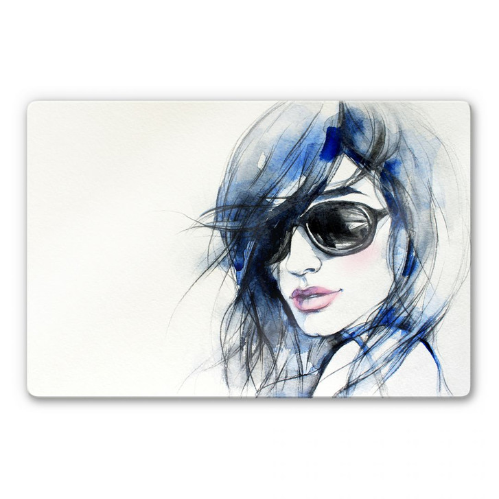 Glasbild I wear my sunglasses - WA123720
