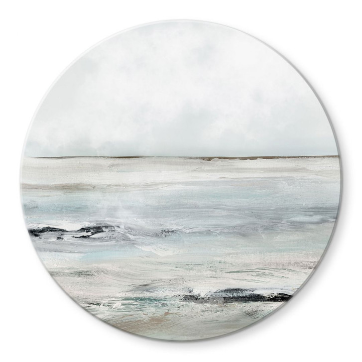 Glasbild Wellen am Sandy Bay - Hobday - Rund - WA399855