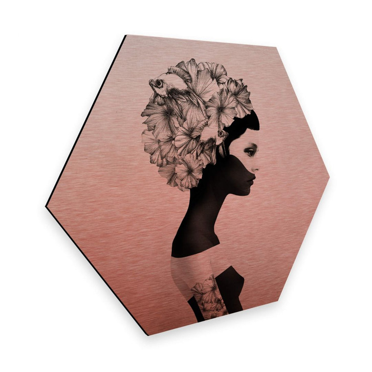 Hexagon - Alu-Dibond-Kupfereffekt - Ireland - Marianna - WA299630