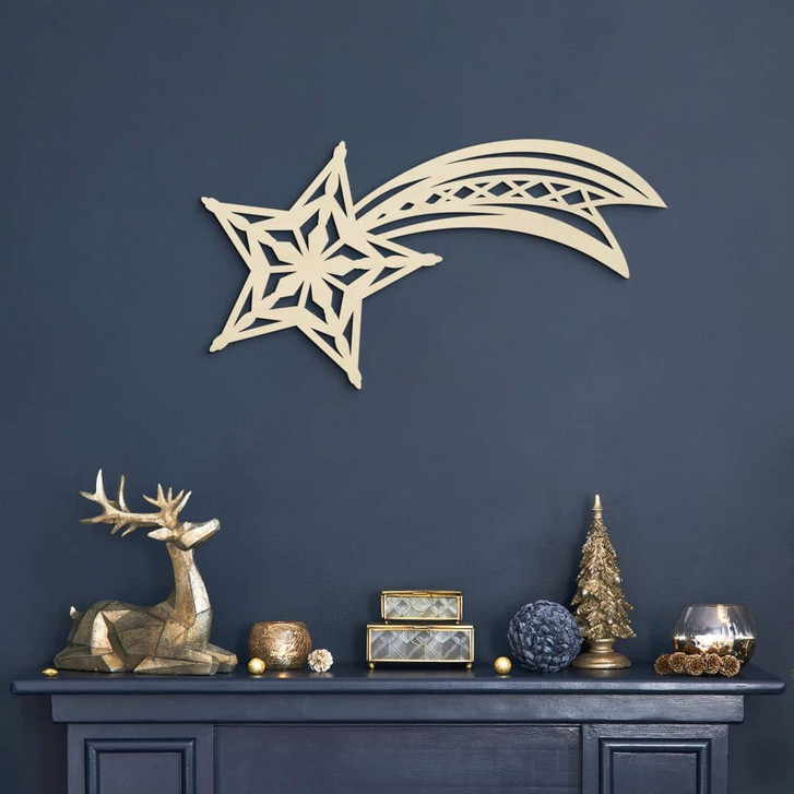 Holzkunst Pappel - Sternschnuppe - WA133688