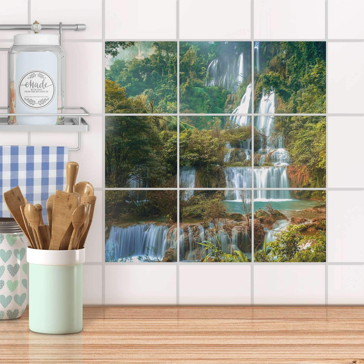 Klebefliesen - Rainforest - 9er Set - CR108042