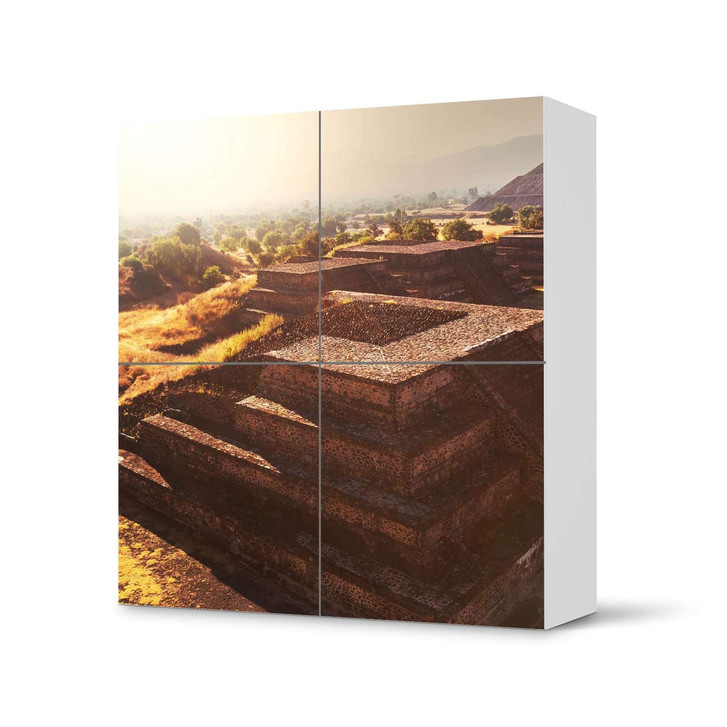 Klebefolie IKEA Besta Schrank 4 Türen - Teotihuacan - CR110891