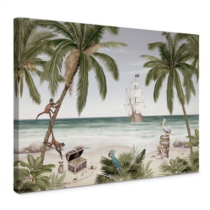 Leinwandbild Kikki Belle - Piratenbucht - WA366591