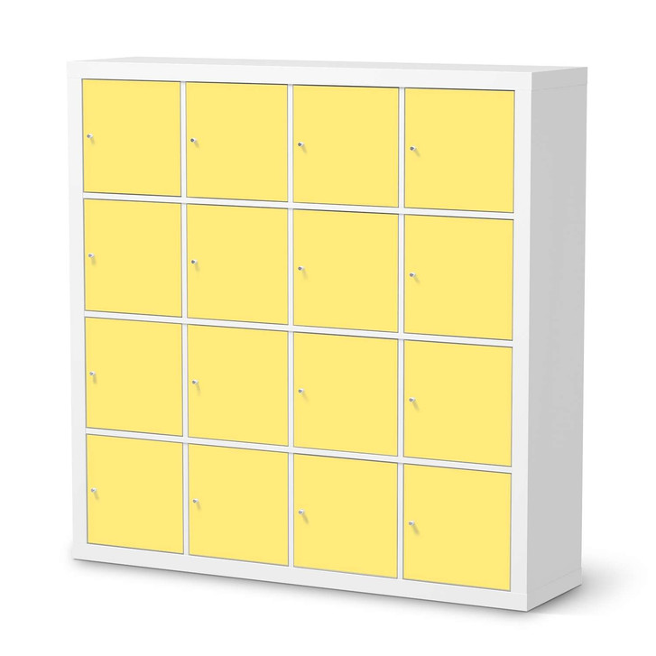 Möbelfolie IKEA Expedit Regal 16 Türen - Gelb Light - CR118076