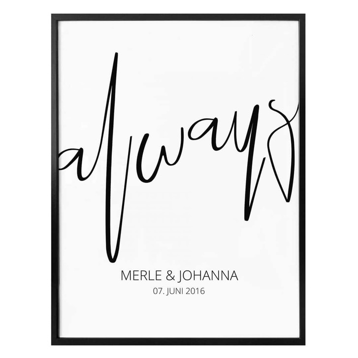 Personalisiertes Poster Always - WA336255