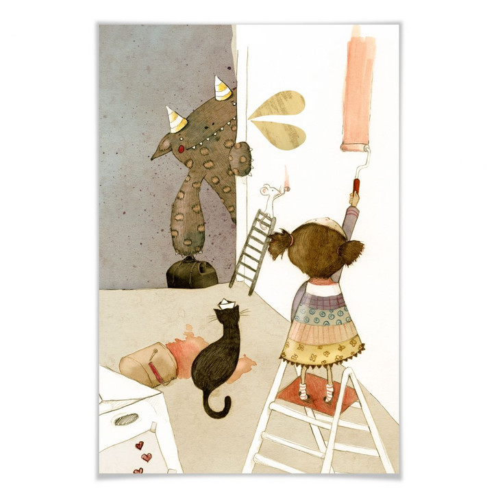 Poster Loske - Zuhause - WA163917