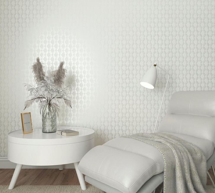 Vliestapete Grafisch Modern in Weiss - WA497280