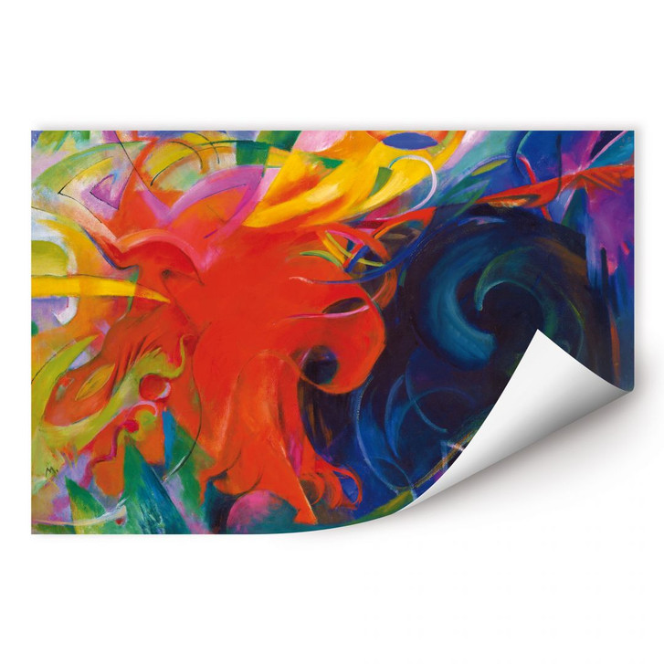 Wallprint Marc - Kämpfende Formen - WA186584