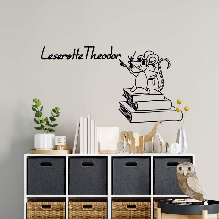 Wandtattoo Leseratte - WA214185