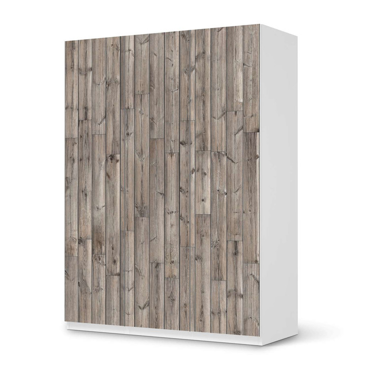 Folie IKEA Pax Schrank 201cm Höhe - 3 Türen - Dark washed - CR105754