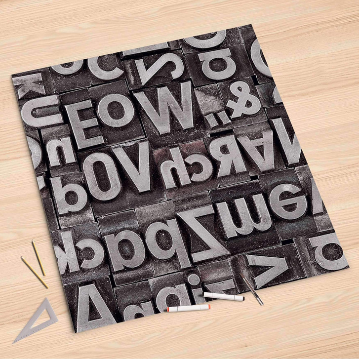 Folienbogen (90x90cm) - Alphabet - CR107487