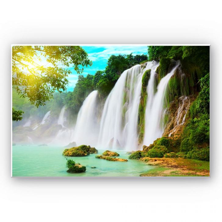 Hartschaumbild Blaue Lagune - WA129530