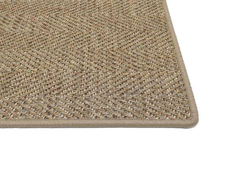 HEVO® Ronja In-& Outdoorteppich nach Mass Rechteck Wunschmass in Terra - TS550330