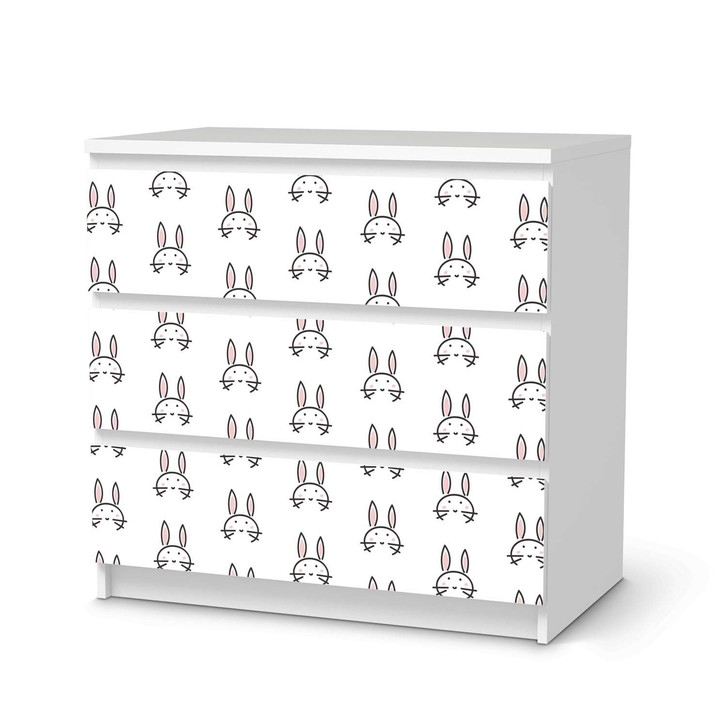 Klebefolie IKEA Malm Kommode 3 Schubladen - Hoppel - CR109813