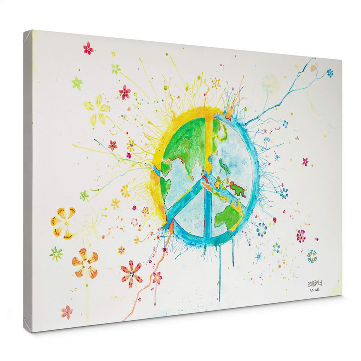 Leinwandbild Buttafly - Peace - WA360035