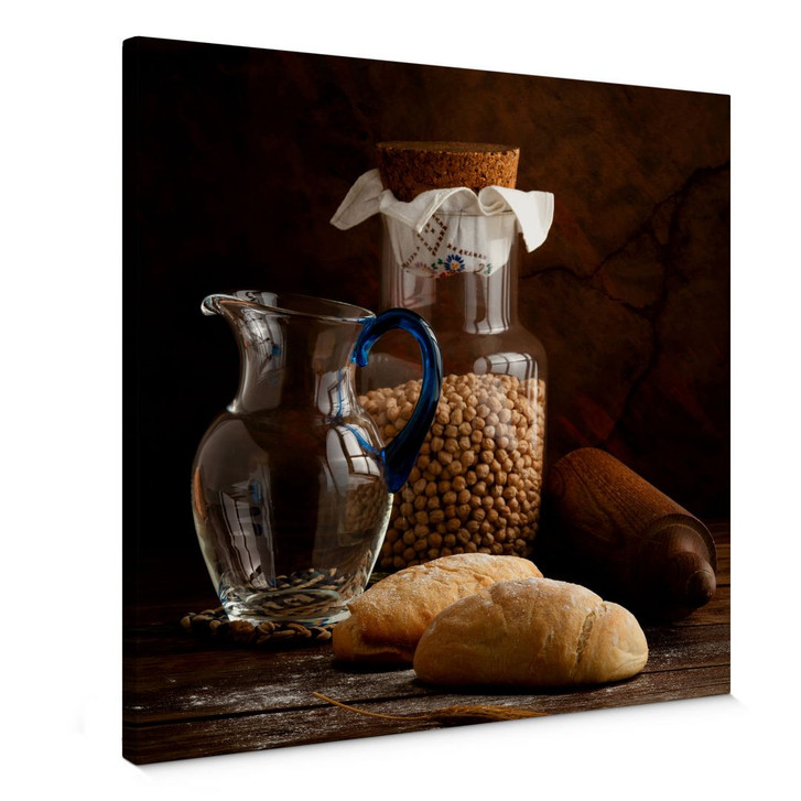 Leinwandbild Laercio - Italian Breads - quadratisc - WA368123