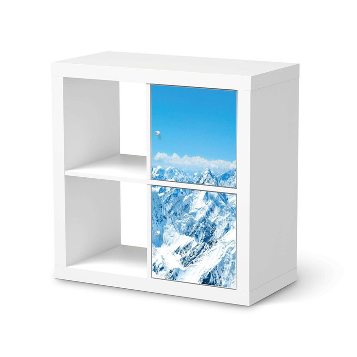 Möbelfolie IKEA Kallax Regal 2 Türen (hoch) - Himalaya - CR115355