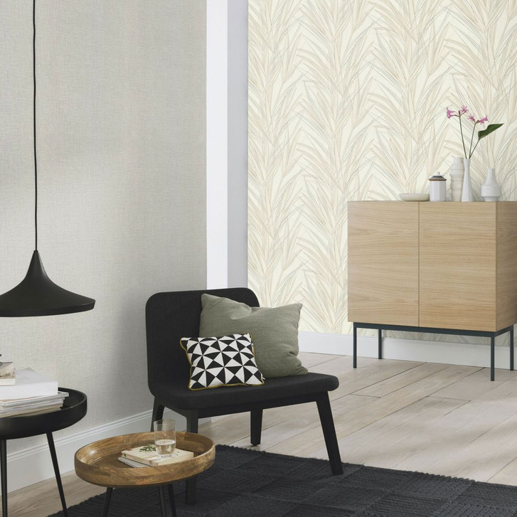 Rasch Vliestapete, Mustertapete Welcome Home cremeweiss - WA410055