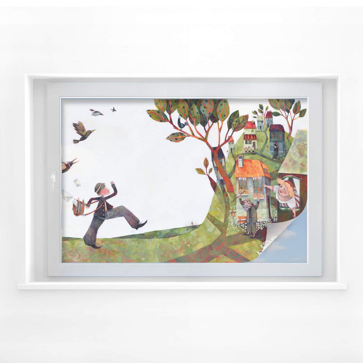 Sichtschutzfolie Blanz - Der Briefträger - WA173967