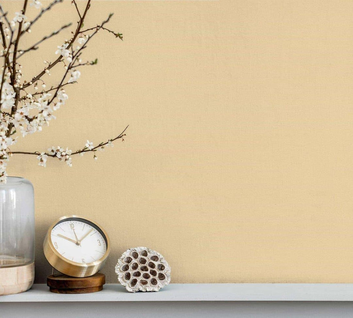 Vliestapete Struktur Uni Klassisch in Gelb - WA482832