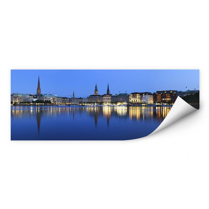 Wallprint Hamburger Jungfernstieg - Panorama - WA184383
