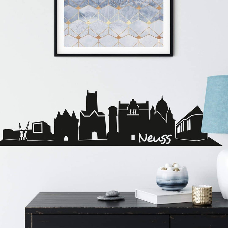 Wandtattoo Neuss Skyline - WA216389