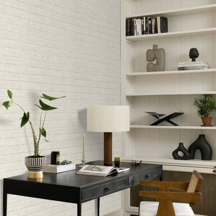 Betonoptiktapete, Steintapete Factory weiss - WA428634