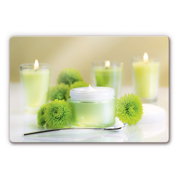 Glasbild Candle Lemon - WA121707