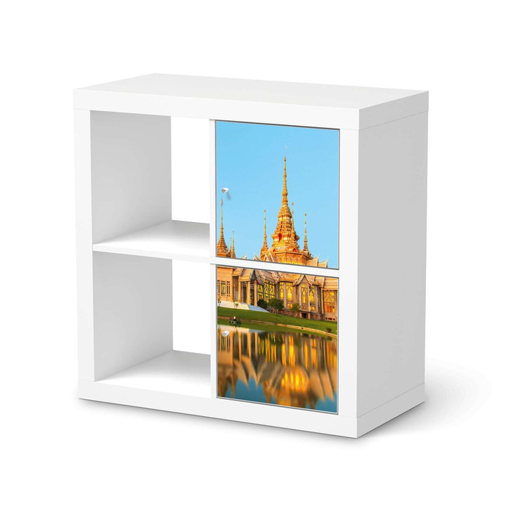 Klebefolie IKEA Expedit Regal 2 Türen (hoch) - Thailand Temple - CR109434