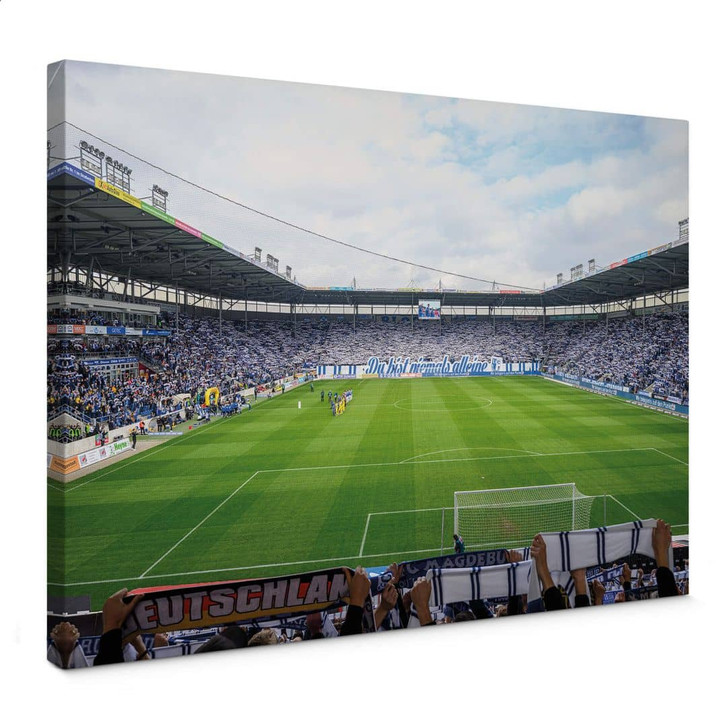 Leinwandbild 1. FC Magdeburg - Stadion Choreo - WA403813