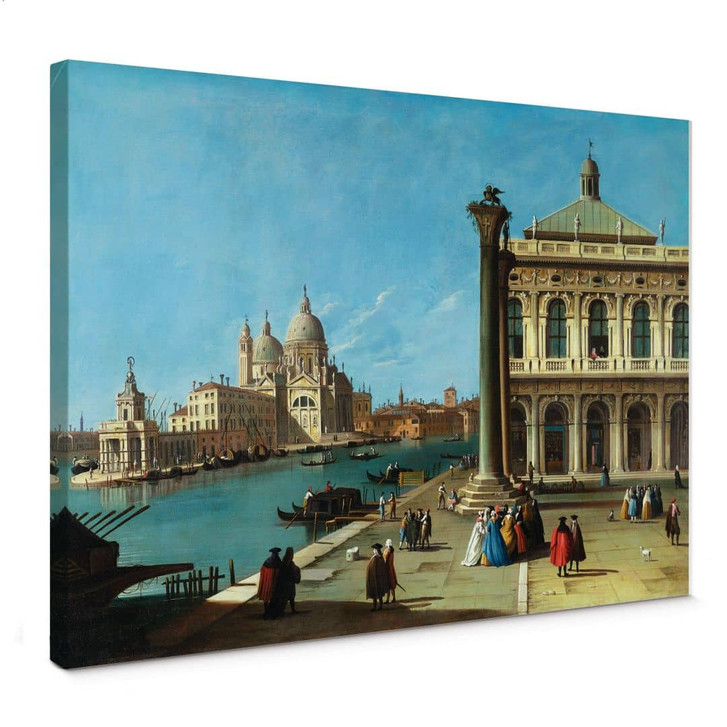 Leinwandbild Canaletto - Die Einfahrt zum Canal Grande - WA360180
