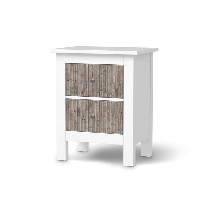 Möbelfolie IKEA Hemnes Kommode 2 Schubladen - Dark washed - CR118173